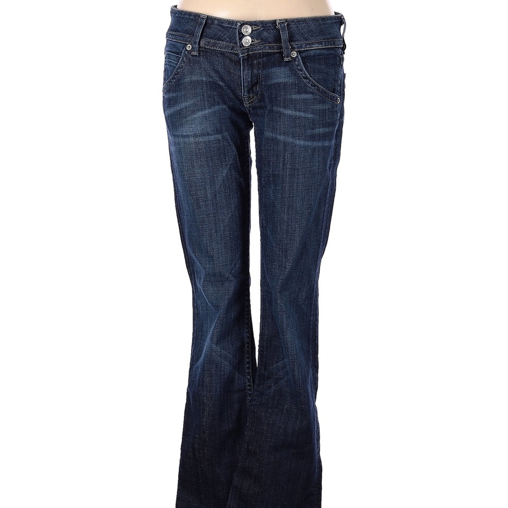 (SOLD) Hudson Extra Low Rise Dark Wash Skinny Jeans